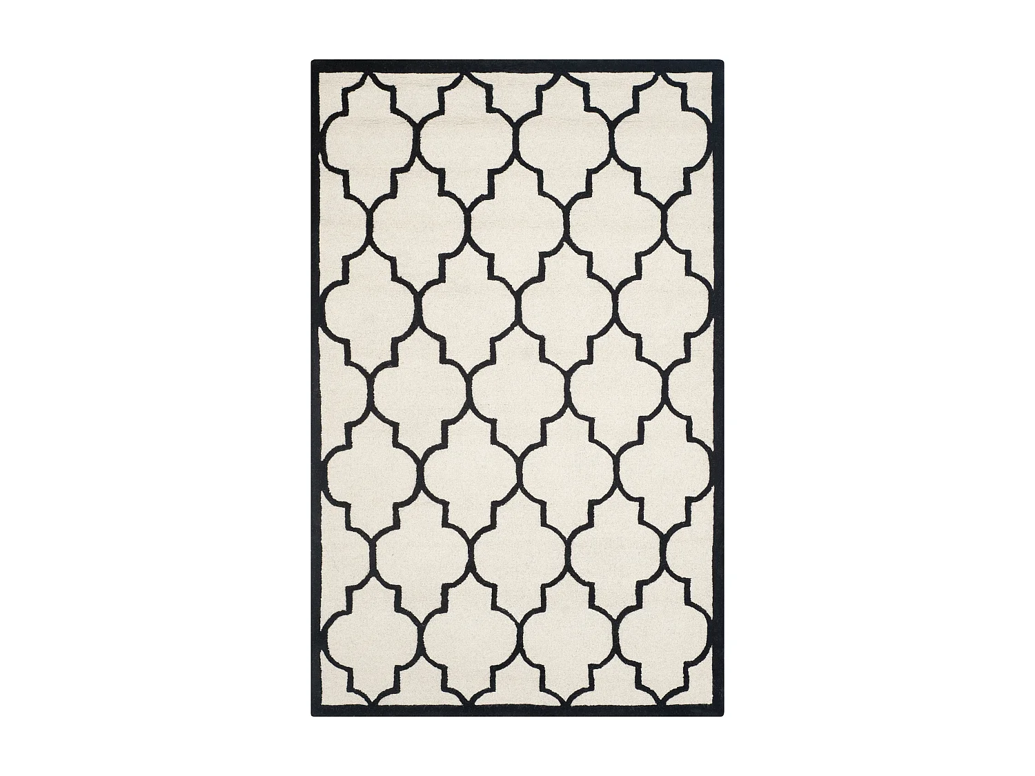 Tapis Neutre/Noir 183 X 274 cm - Sky