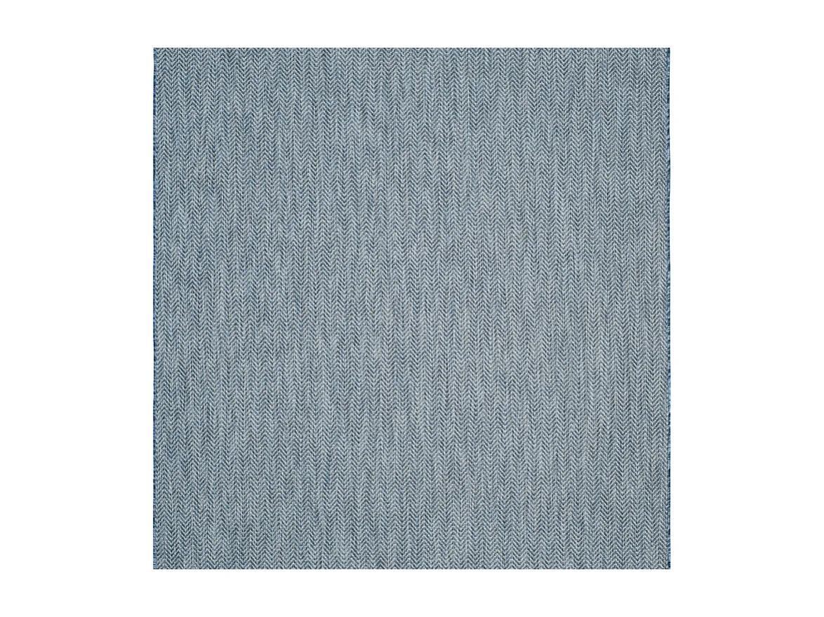 Tapis Bleu Marine/Gris 122 X 122 cm - Irina