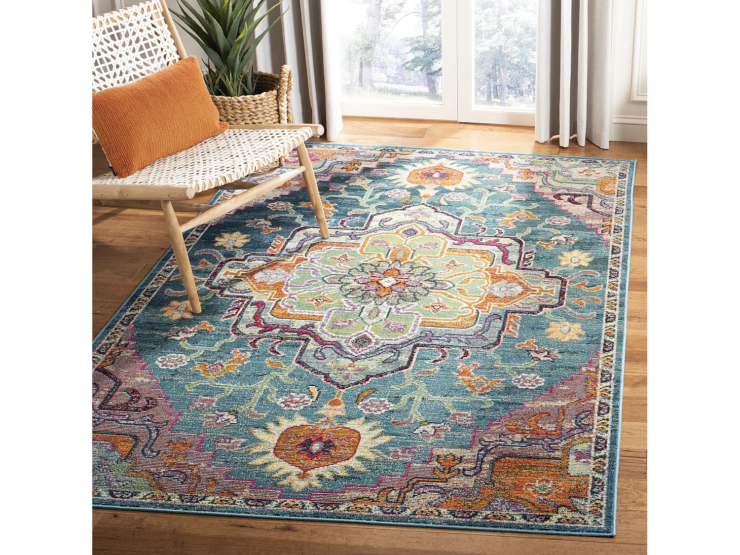 Tapis Bleu/Rose 152 X 244 cm - Desi