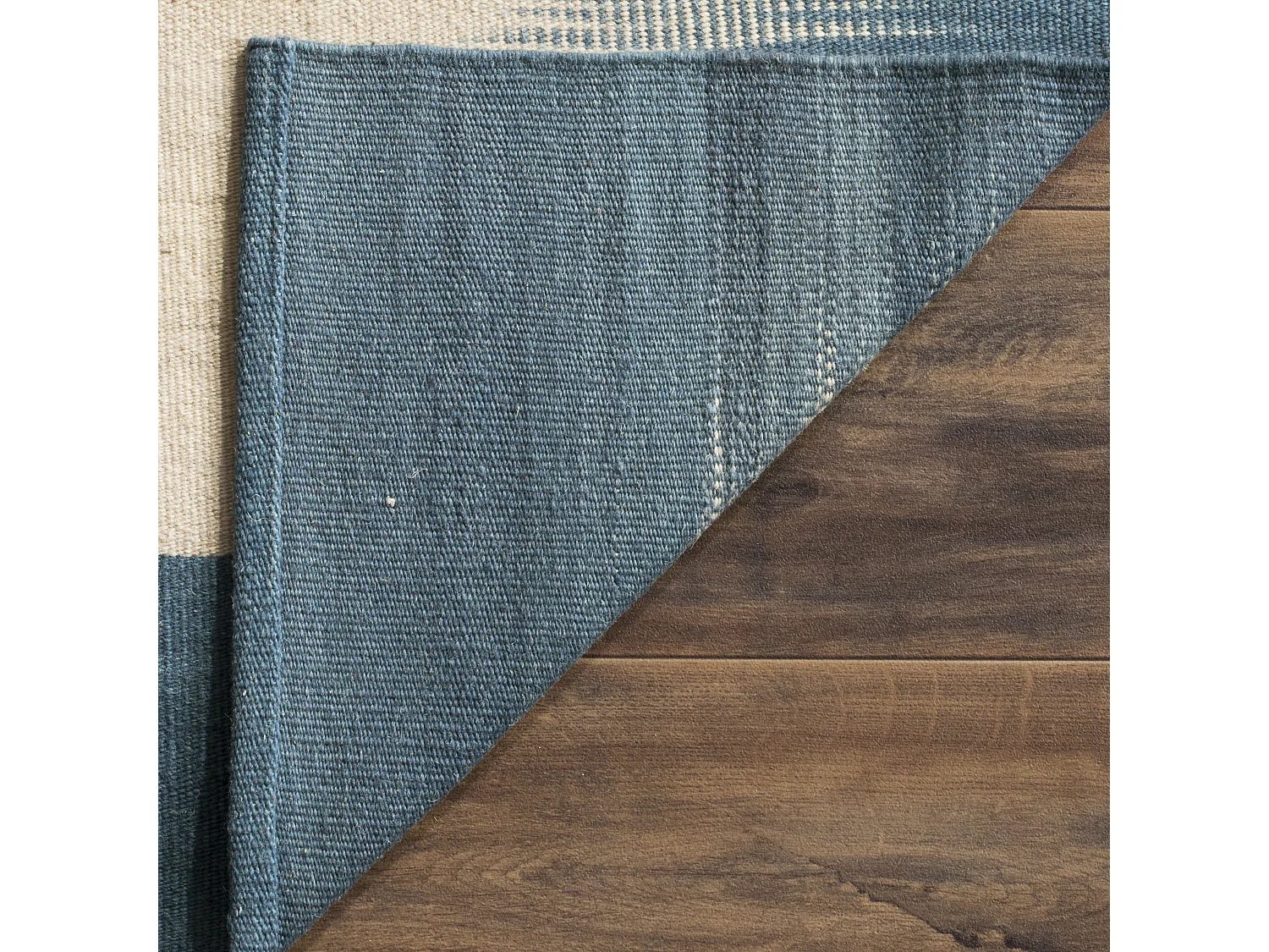 Tapis Neutre/Bleu 152 X 244 cm - Carolina