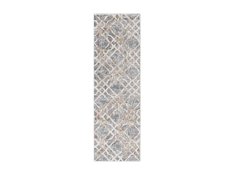 Tapis Gris/Neutre 66 X 213 cm - Sylvia