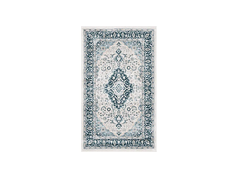 Tapis Neutre/Bleu Marine 122 X 183 cm - Isadora