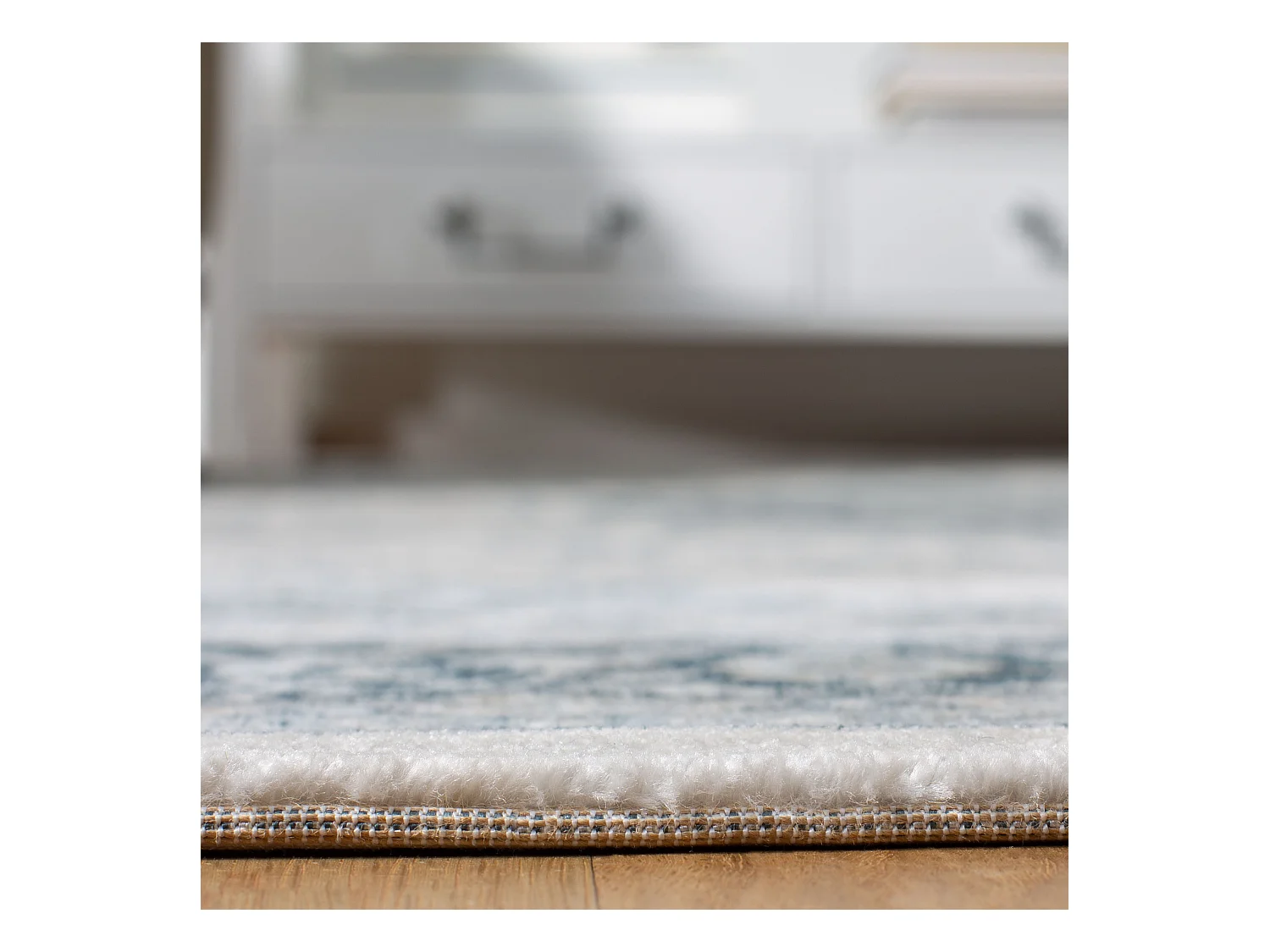 Tapis Neutre/Bleu Marine 122 X 183 cm - Isadora