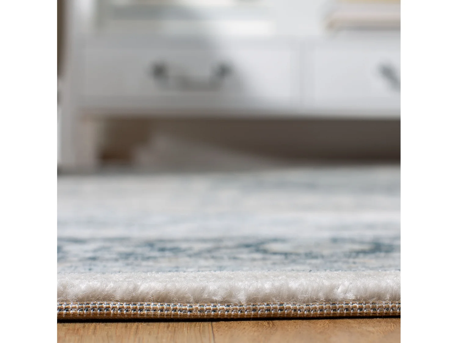 Tapis Neutre/Bleu Marine 122 X 183 cm - Isadora