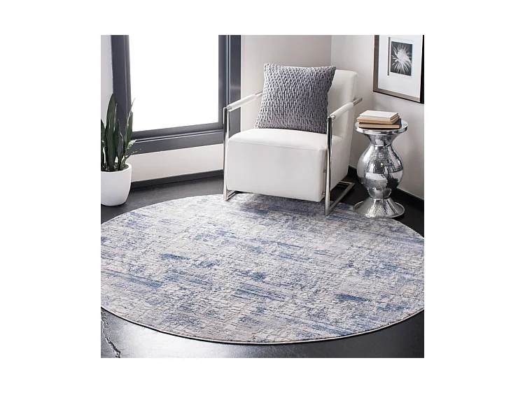 Tapis Bleu/Gris 201 X 201 cm - Azura