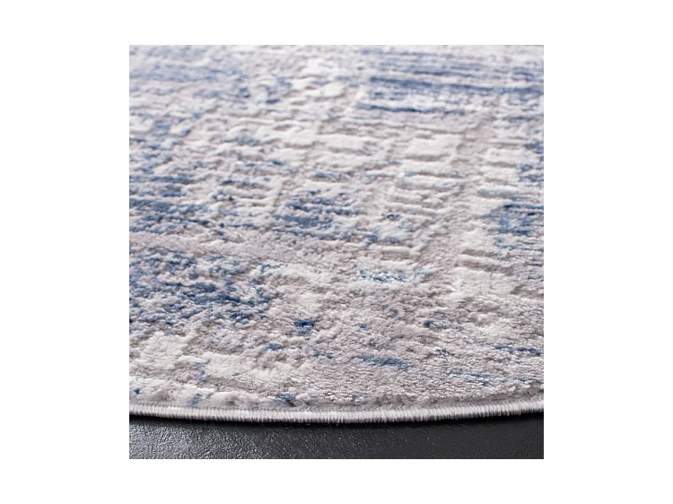 Tapis Bleu/Gris 201 X 201 cm - Azura