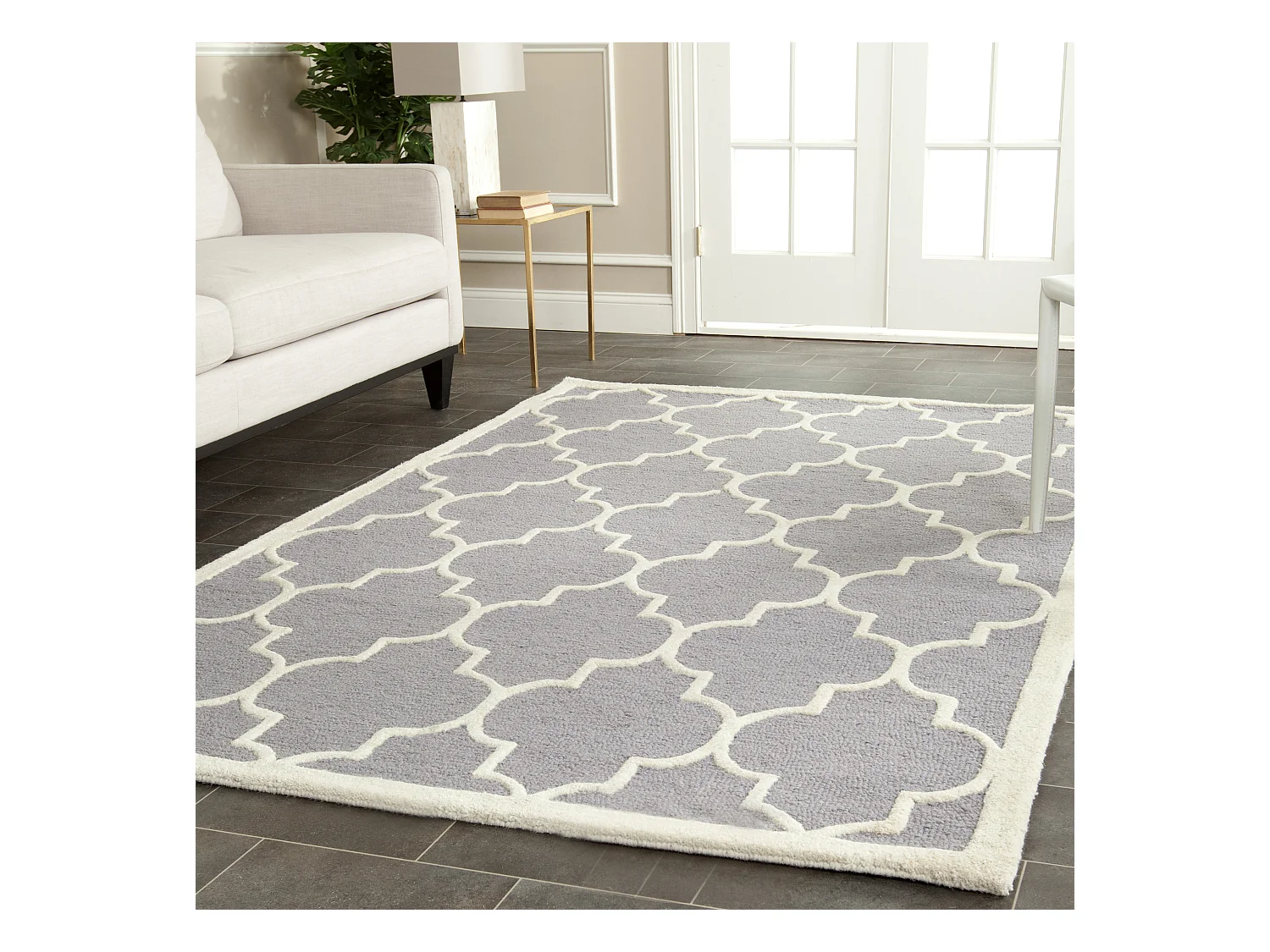 Tapis Gris/Neutre 122 X 183 cm - Sky