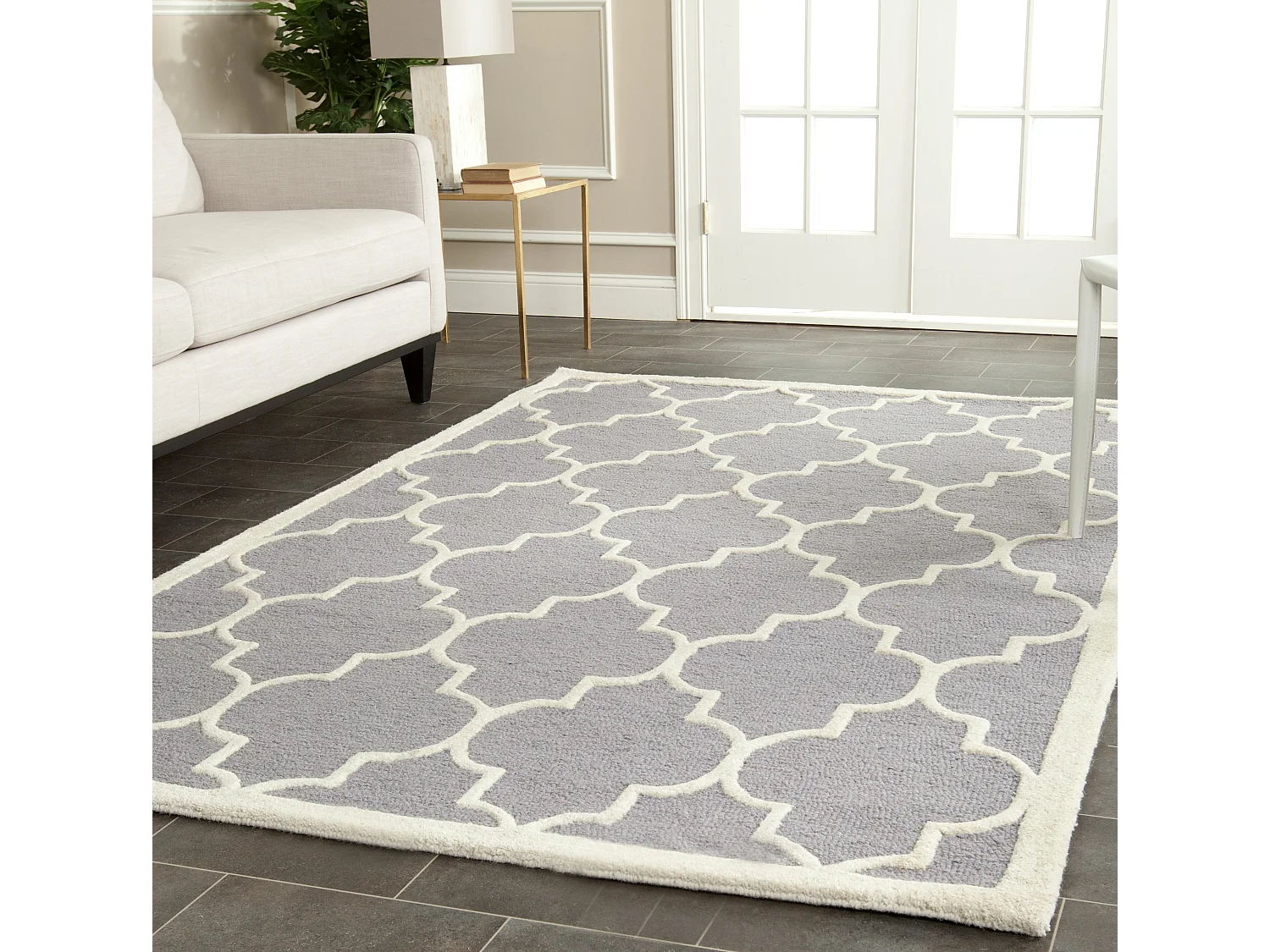 Tapis Gris/Neutre 122 X 183 cm - Sky