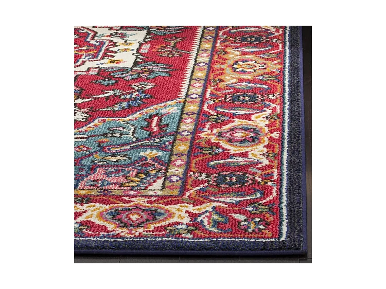 Tapis Rouge/Bleu 201 X 279 cm - Valentina