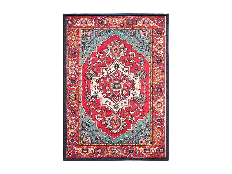 Tapis Rouge/Bleu 201 X 279 cm - Valentina