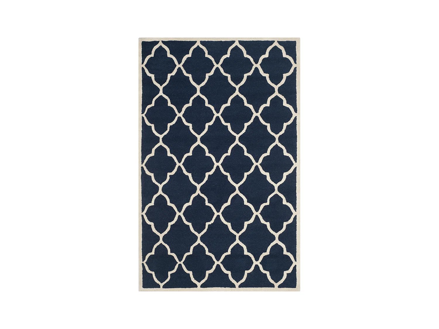 Tapis Bleu Marine/Neutre 122 X 183 cm - Noelle