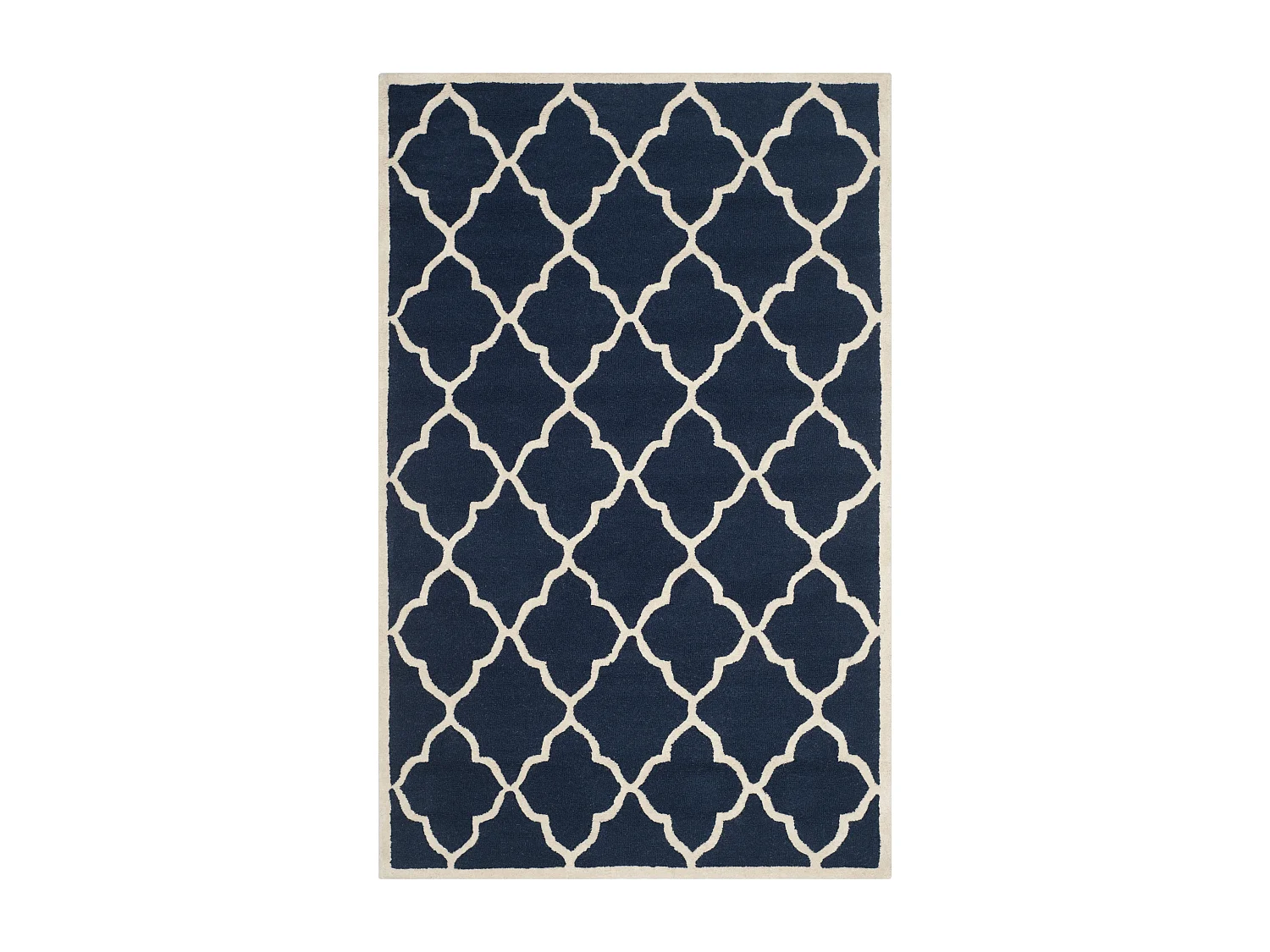 Tapis Bleu Marine/Neutre 122 X 183 cm - Noelle