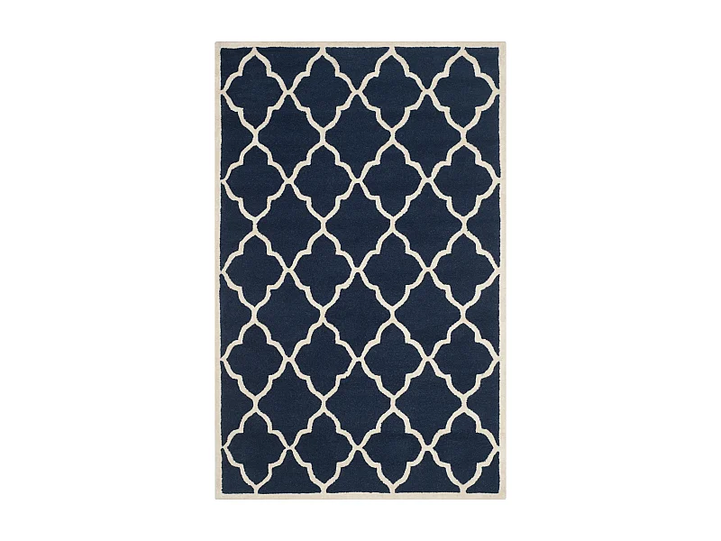 Tapis Bleu Marine/Neutre 122 X 183 cm - Noelle