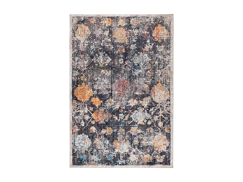 Tapis Gris/Multicolore 91 X 152 cm - Kasandra