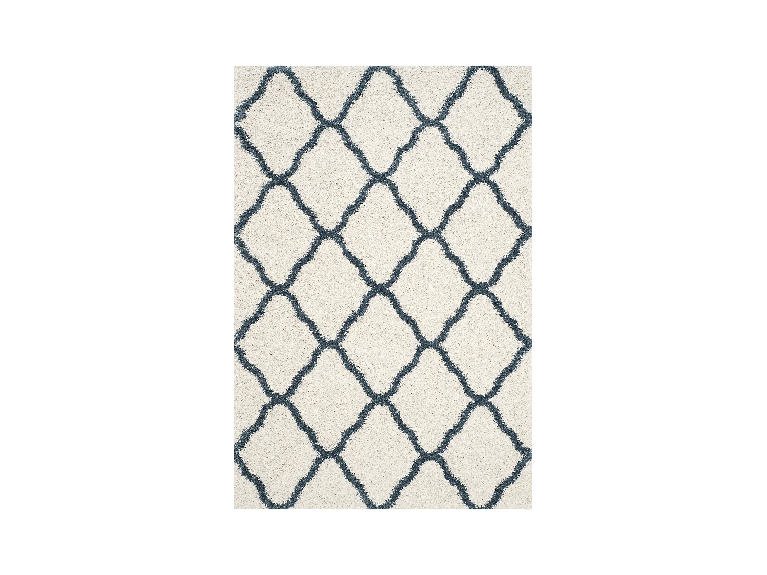 Tapis Neutre/Bleu 155 X 229 cm - Brooklyn