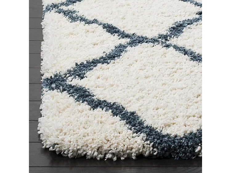 Tapis Neutre/Bleu 155 X 229 cm - Brooklyn