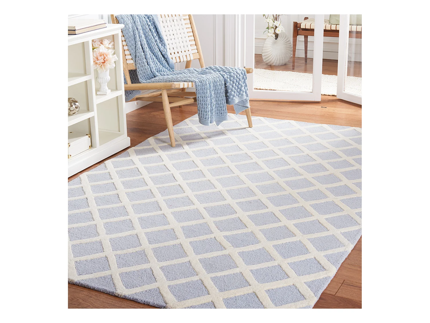 Tapis Bleu/Neutre 183 X 274 cm - Sophie