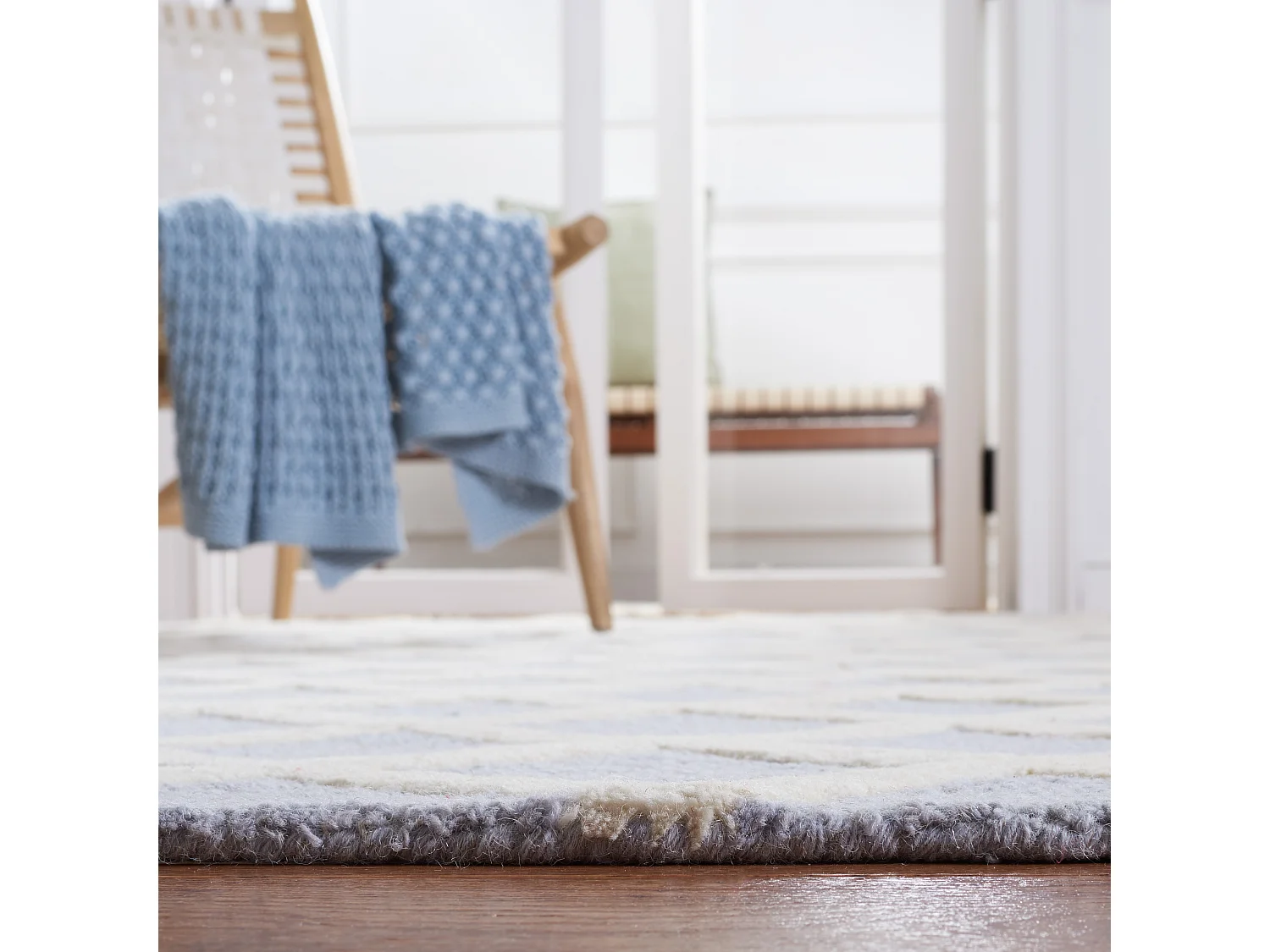 Tapis Bleu/Neutre 183 X 274 cm - Sophie