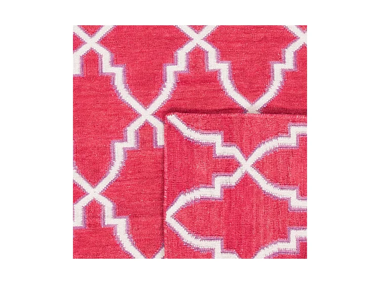 Tapis Rouge/Neutre 76 X 183 cm - Nico