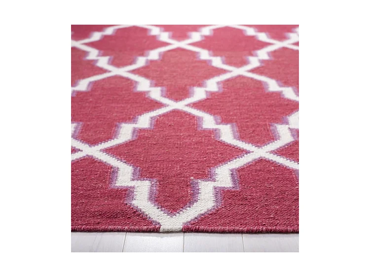 Tapis Rouge/Neutre 76 X 183 cm - Nico