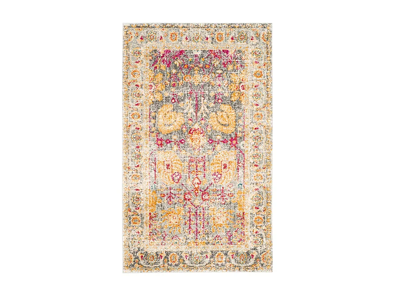 Tapis Gris/Multicolore 91 X 152 cm - Gladys