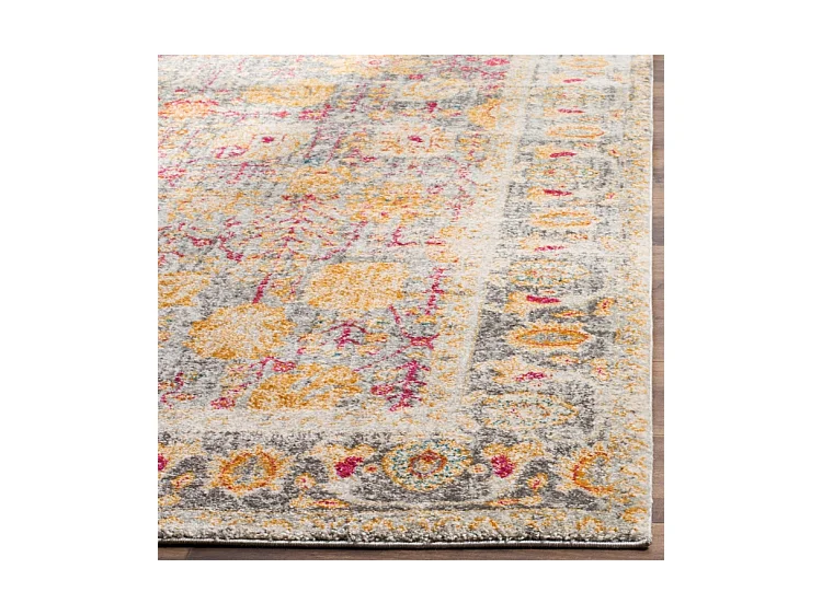 Tapis Gris/Multicolore 91 X 152 cm - Gladys