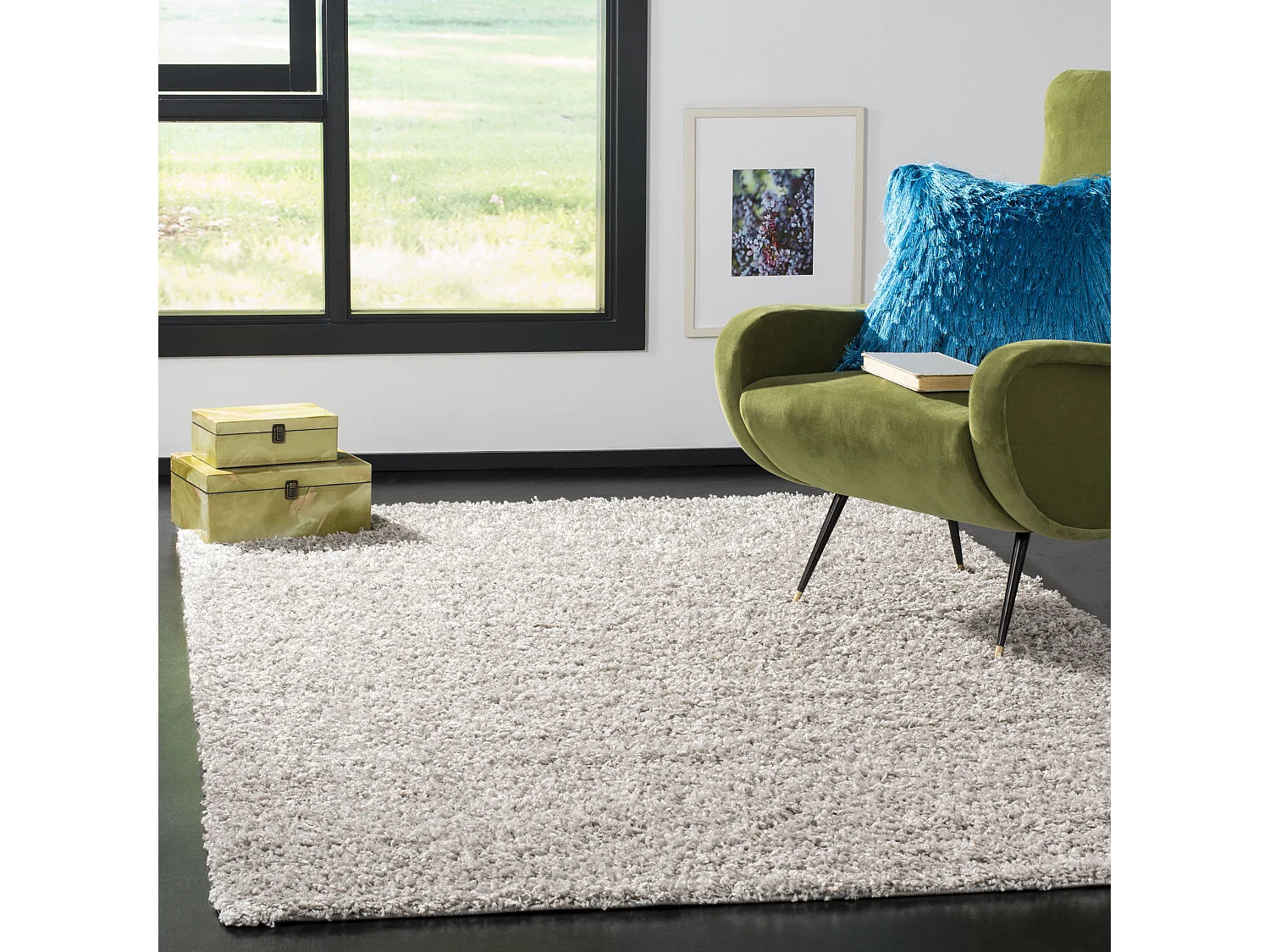 Tapis Gris 155 X 229 cm - Emery