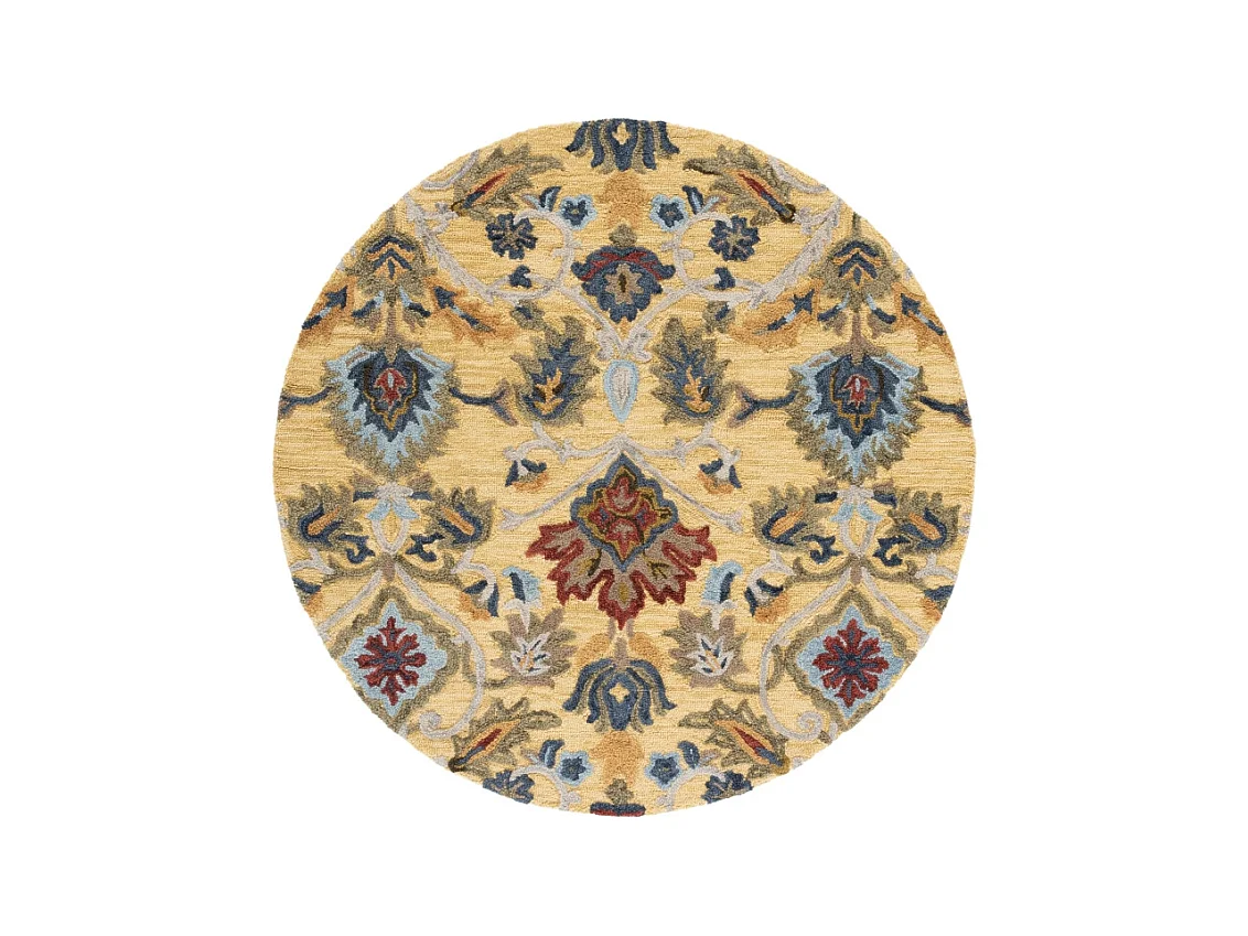 Tapis Or/Multicolore 183 X 183 cm - Juni