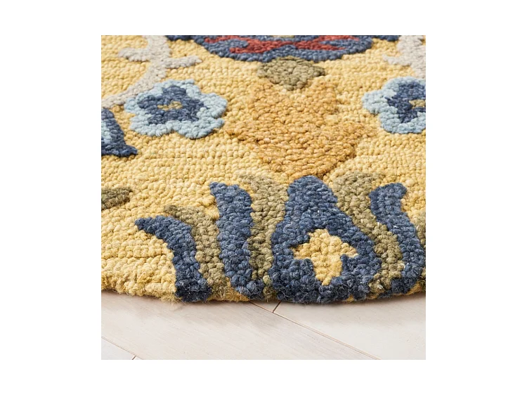 Tapis Or/Multicolore 183 X 183 cm - Juni