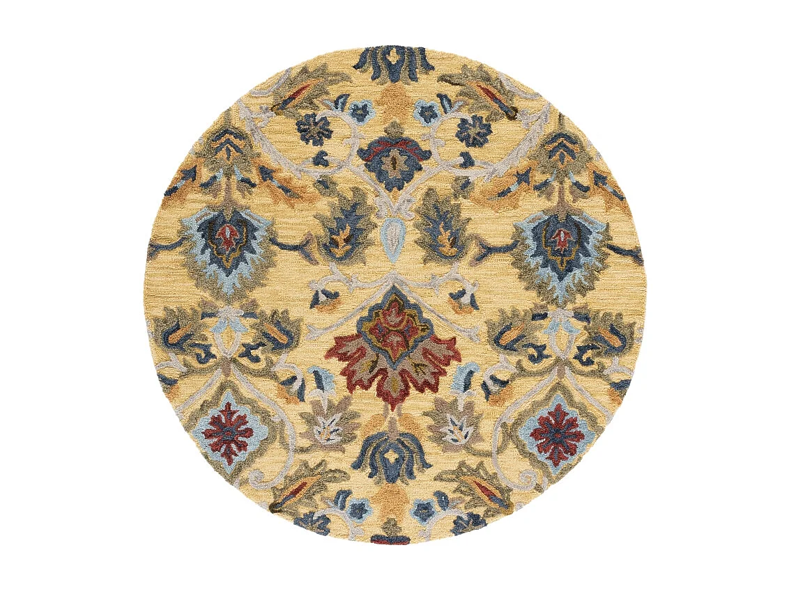 Tapis Or/Multicolore 183 X 183 cm - Juni