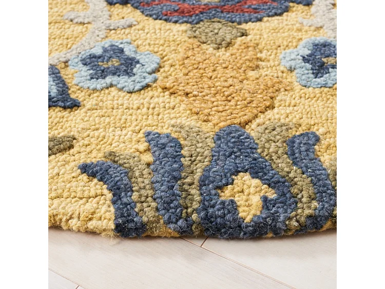 Tapis Or/Multicolore 183 X 183 cm - Juni
