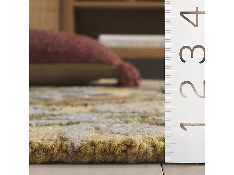 Tapis Or/Multicolore 183 X 183 cm - Juni