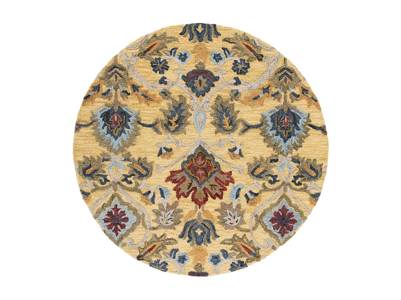 Tapis Or/Multicolore 183 X 183 cm - Juni