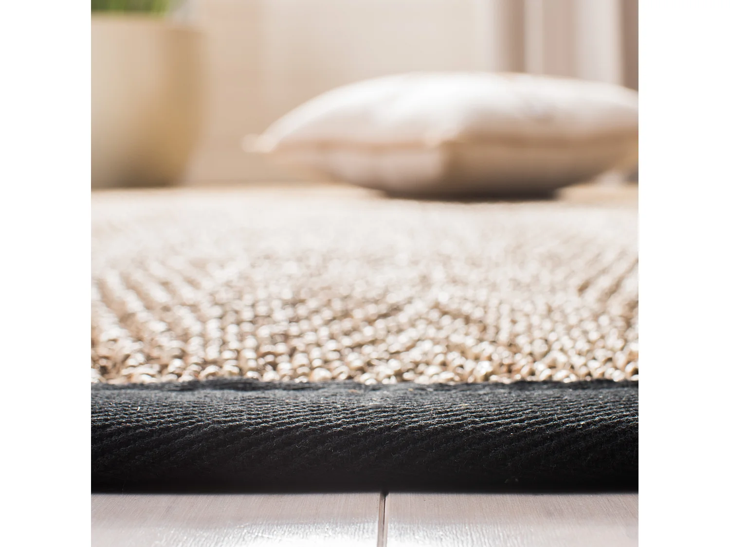 Tapis Neutre/Noir 91 X 152 cm - Winifred