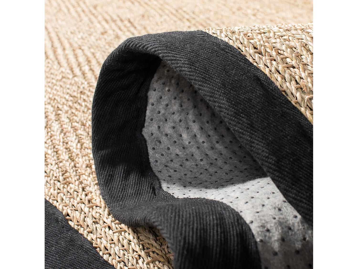 Tapis Neutre/Noir 91 X 152 cm - Winifred