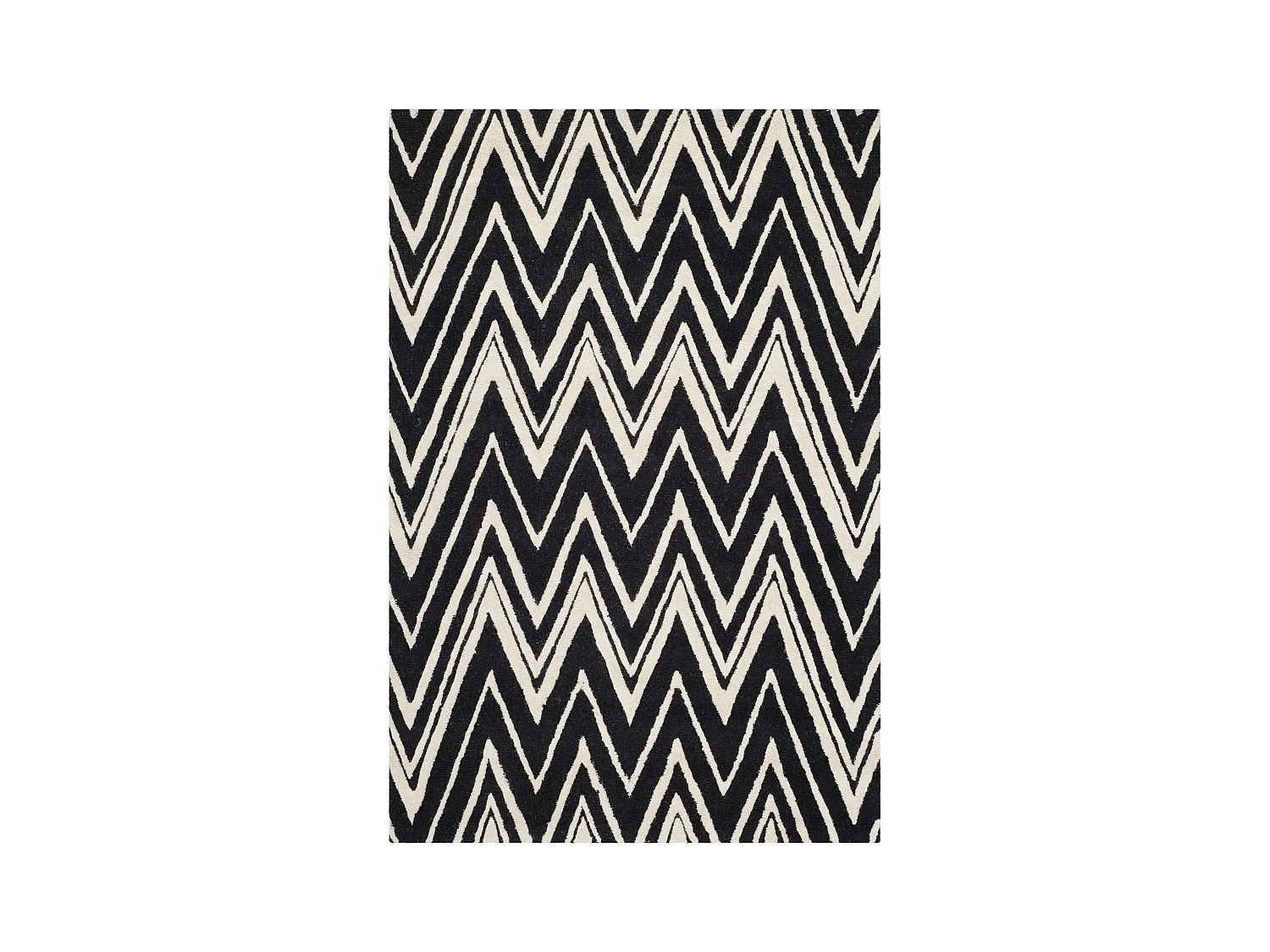 Tapis Noir/Neutre 91 X 152 cm - Thessaly