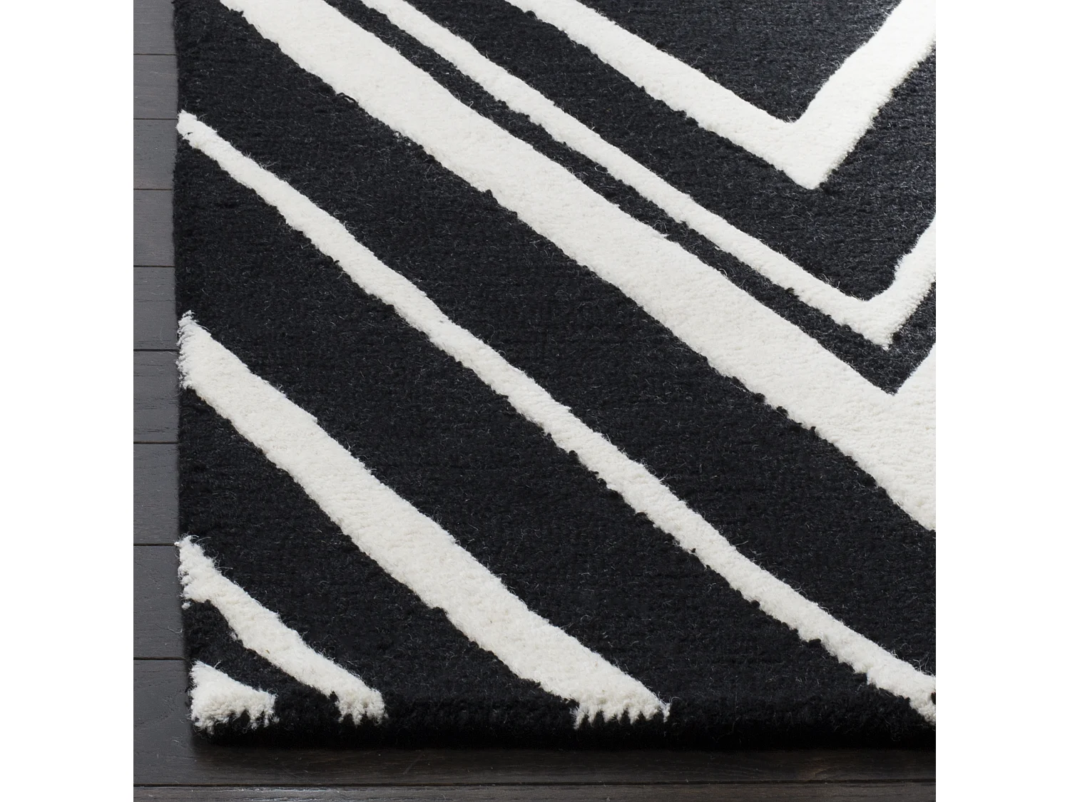 Tapis Noir/Neutre 91 X 152 cm - Thessaly