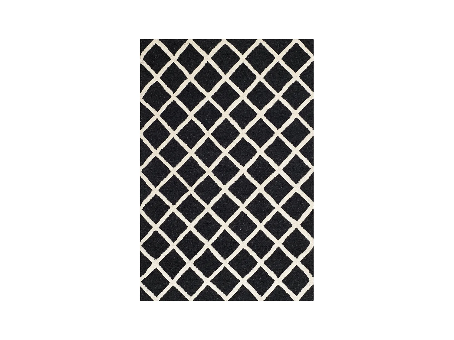 Tapis Noir/Neutre 122 X 183 cm - Sophie