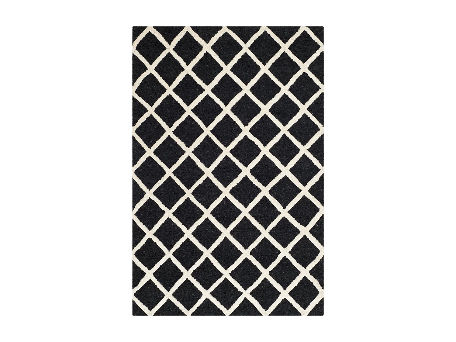 Tapis Noir/Neutre 122 X 183 cm - Sophie