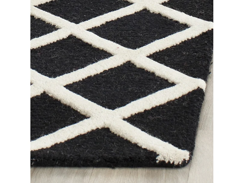Tapis Noir/Neutre 122 X 183 cm - Sophie