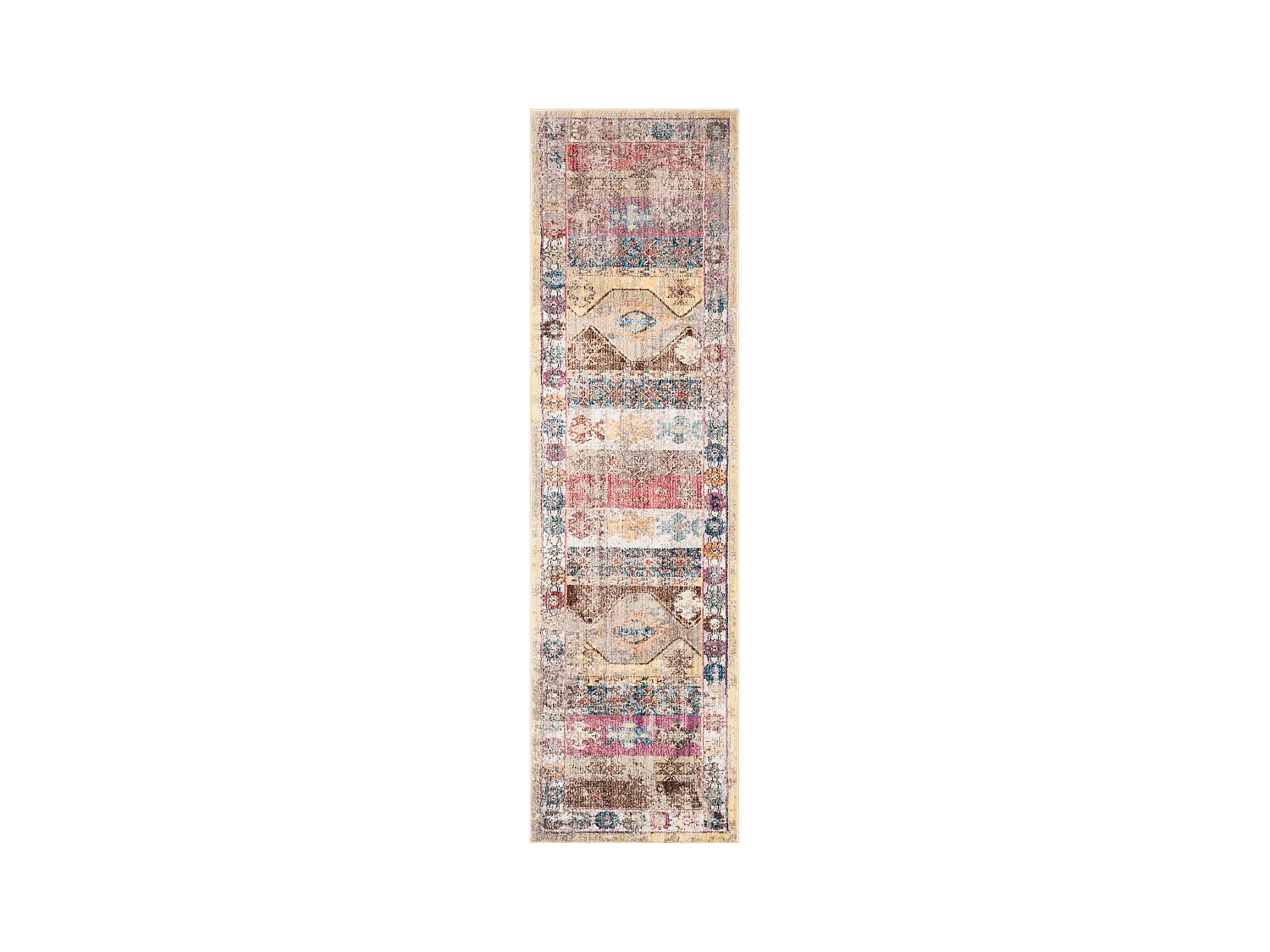 Tapis Rose/Multicolore 69 X 244 cm - Yasmeen