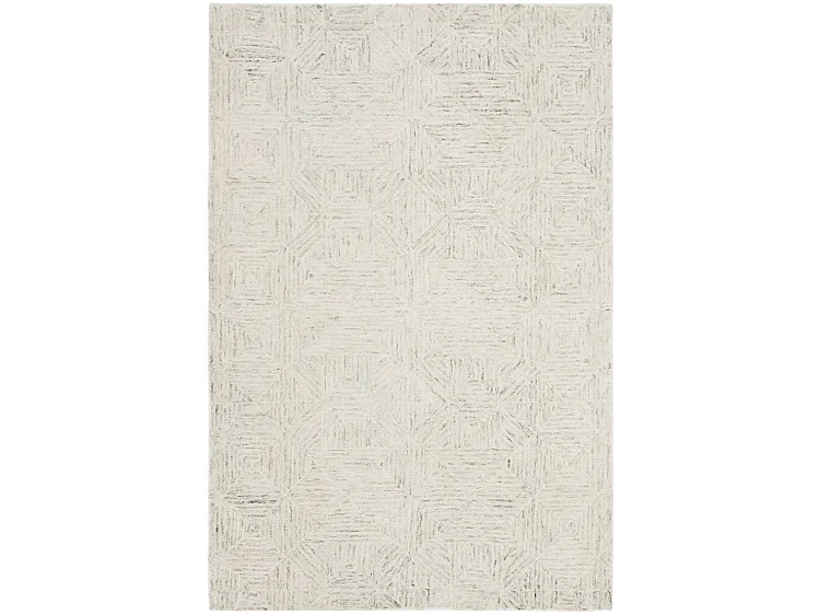 Tapis Ivoire/Bleu clair 61 X 91 cm - Delyth