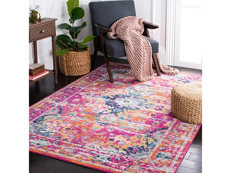 Tapis Fuchsia/Or 160 X 229 cm - Shannon