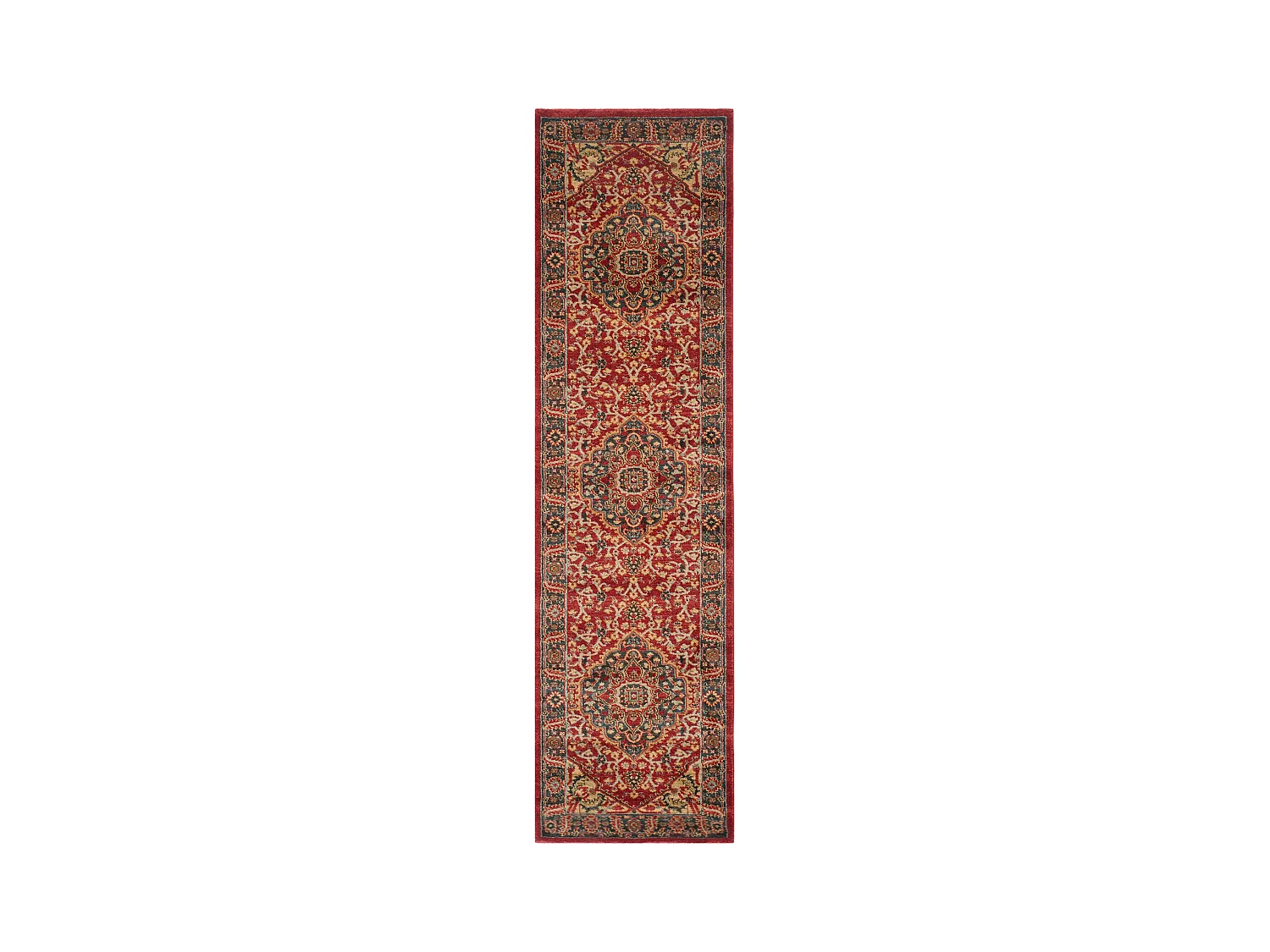 Tapis Bleu/Rouge 66 X 244 cm - Chiara