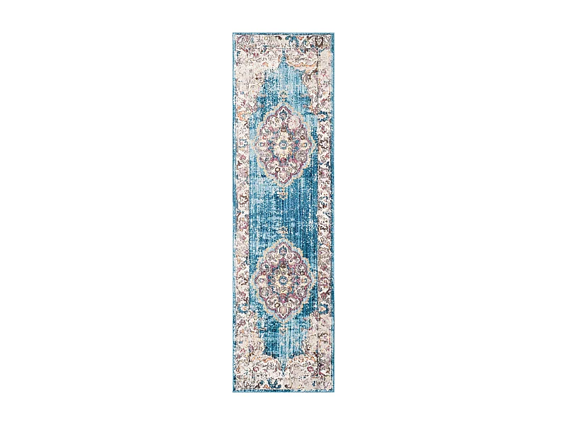 Tapis Bleu/Gris 69 X 244 cm - Malani