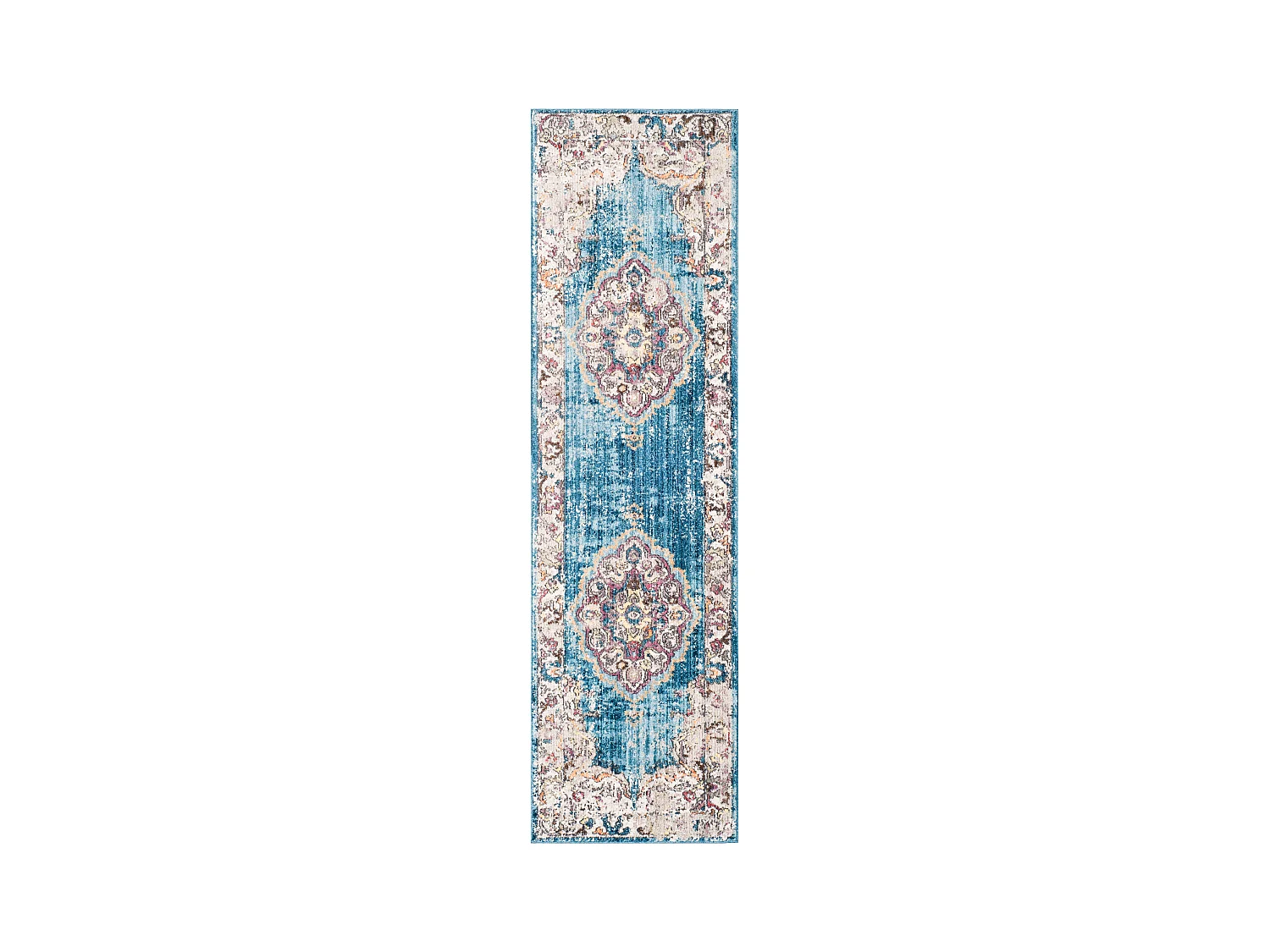 Tapis Bleu/Gris 69 X 244 cm - Malani