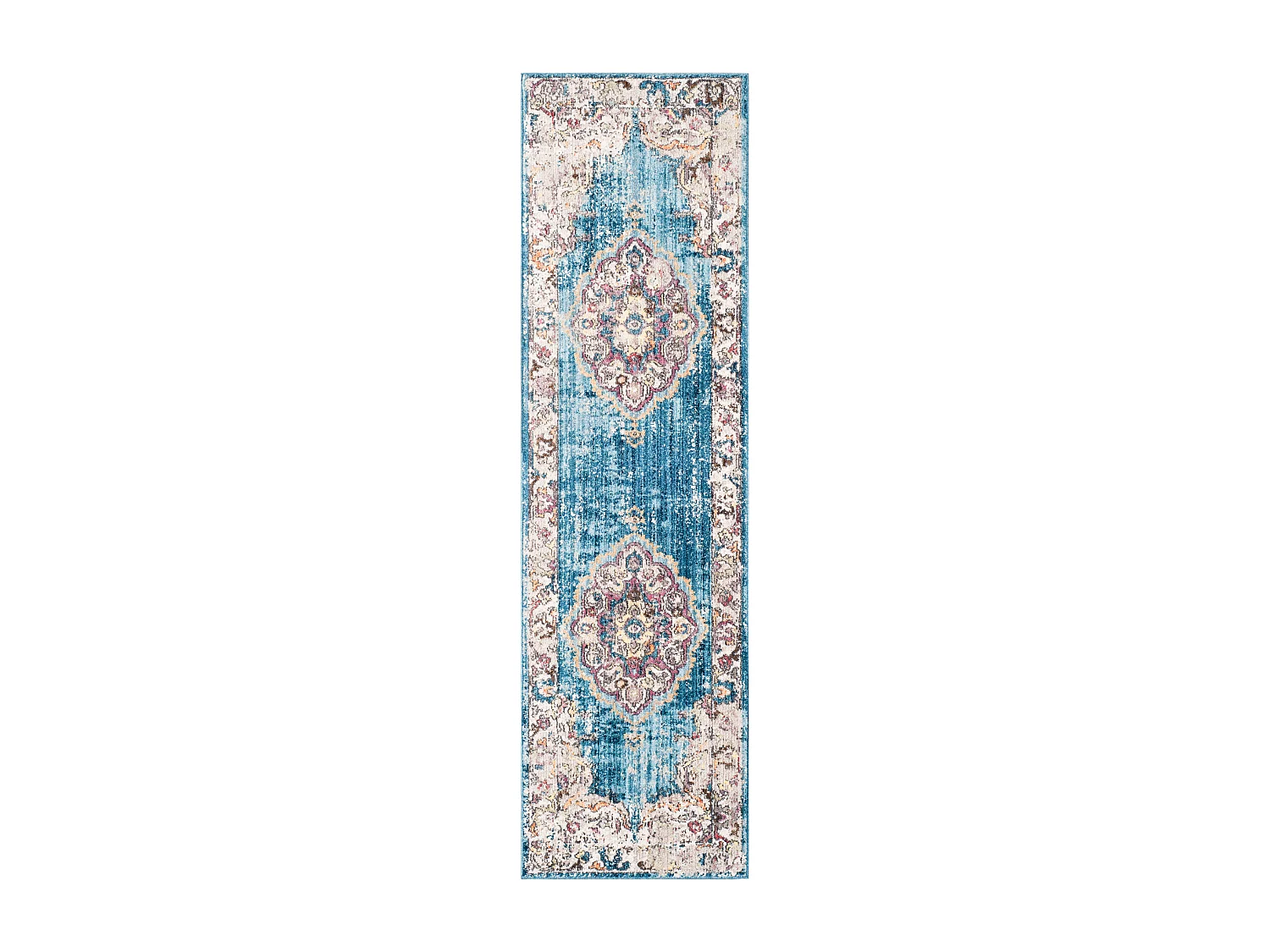 Tapis Bleu/Gris 69 X 244 cm - Malani