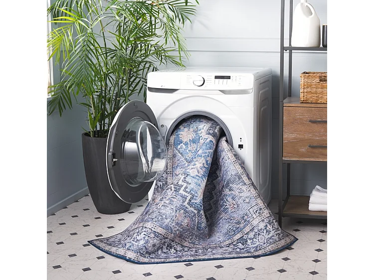 Tapis Bleu/Gris 122 X 183 cm - Brisa