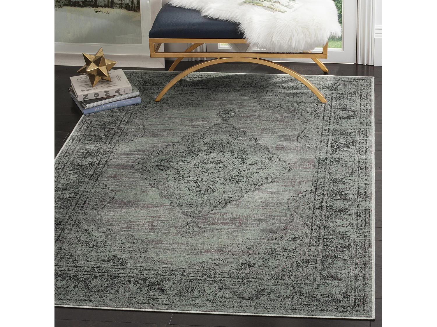 Tapis Bleu 201 X 279 cm - Olivia