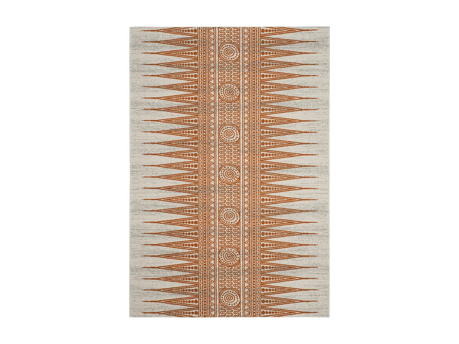 Tapis Neutre/Orange 201 X 274 cm - Gianna